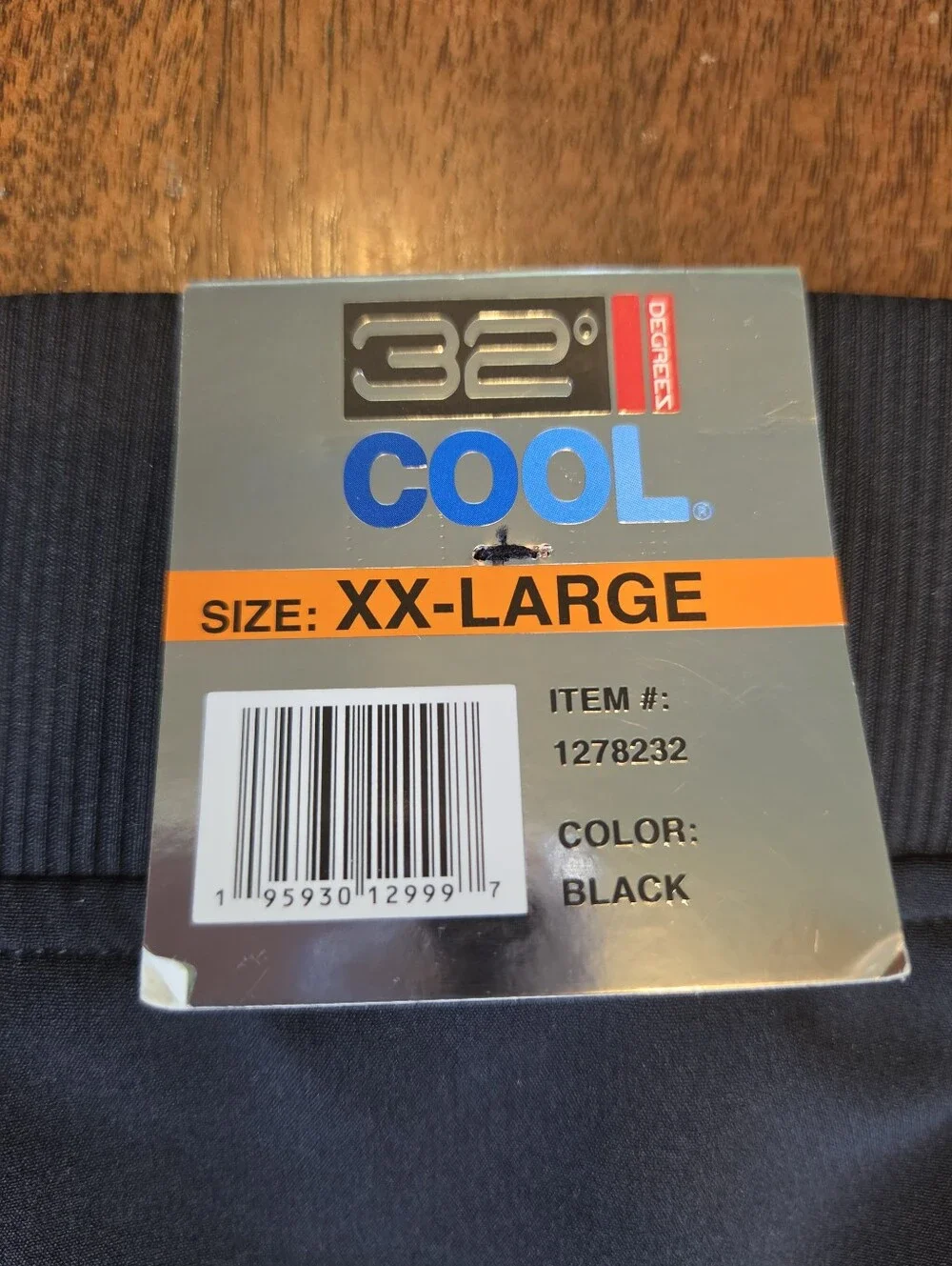 NWT 32 Degrees Cool Black Skort Active Athletic Golf Tennis Skirt Pockets XXL